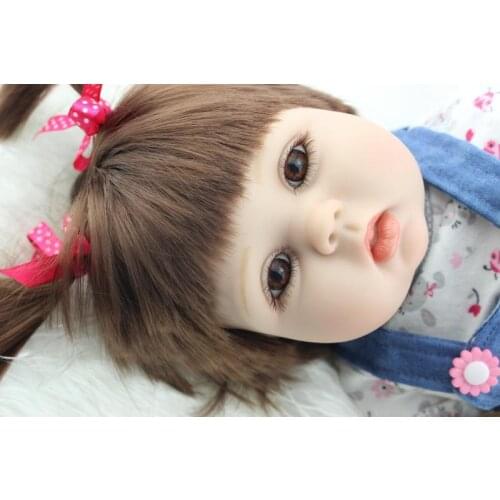 55cm silicone reborn babies dolls /boneca baby real alive original creative children toys birthday gift