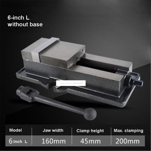 6-inch Extended Pliers Heavy Duty Vise Machine Precision Pliers Household Cast Iron Angle Solid Pliers Without Base Max.200mm