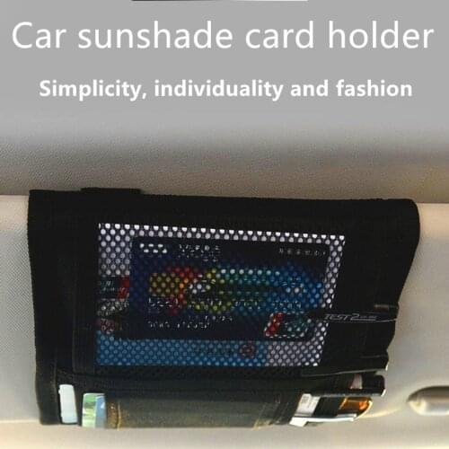 Car Sun Visor Organizer in the Car Auto Accessories Document Holder Car Storage Bag For Truck Automobile SUV Storage Pouch