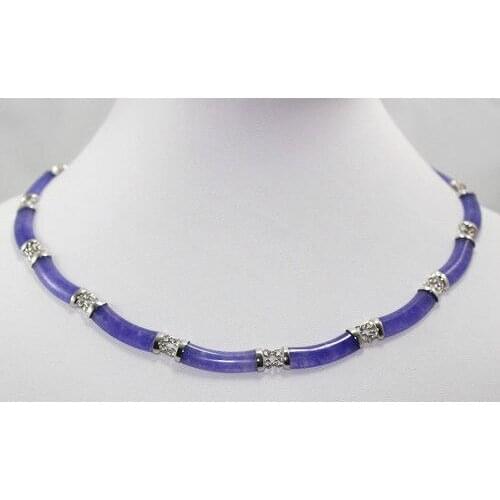 Noble rouge violet lien collier 17 polegada livraison gratuite