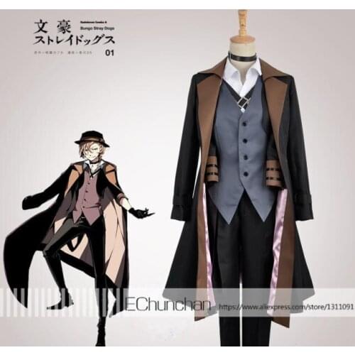 Bungo Stray Dogs Maffia Nakahara Chuya Cosplay Custom Costume Outfit Clothing For Adult