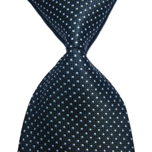 Black Suit Tie Necktie Gift For Men 10cm Wide Male Knitted Tie Silk Fashion Jacquard Woven Formal Wear Business Wedding Party