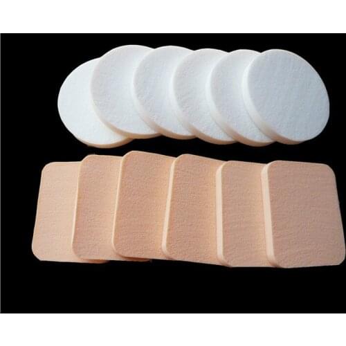 High density 53x7mm Sponge Face Makeup Foundation Powder Flawless Puff Facial Cosmetic Tool 500pcs