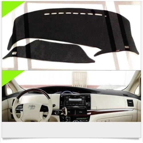 Interior Dashboard Carpet Photophobism Protective Pad Mat For Toyota Previa 2006-2012