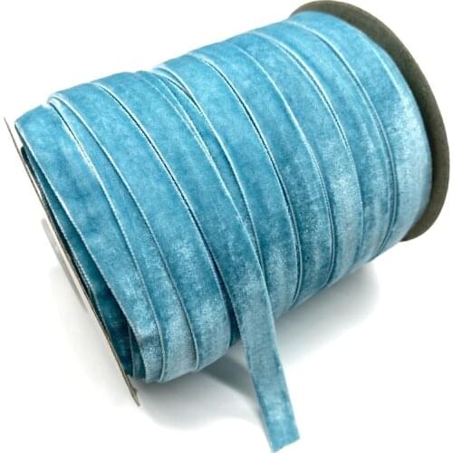 5Yards 6/10/15/20/25mm Velvet Ribbon Wedding Party Decoration Handmade Ribbon Gift Hair Bowknot DIY Christmas Ribbon #S21s06