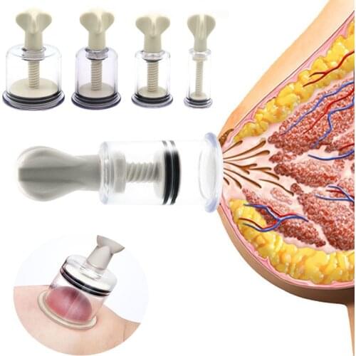 Adult Massage Cans Rotary Handle Vacuum Suction Cans Acupuncture Cupping Cup female Nipple Enhancer Stimulator Couple sex toys