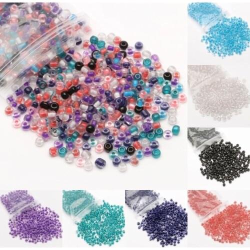 Mixed Color Matte Neon Frosted Round Spacer Loose Acrylic Beads for Jewelry Making Diy Bracelets Necklace Accessories Wholesale