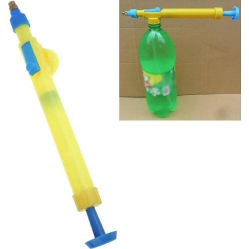 Mini Toy Guns Juice Bottles Interface Plastic Trolley Gun Sprayer Head Pressure Water Sprayer Spraying Head Gardening Supplies