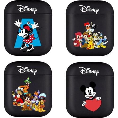 Disney Soft Silicone Cases For Apple Airpods 1/2 Protective Bluetooth Wireless Earphone Cover For Apple Air Pods