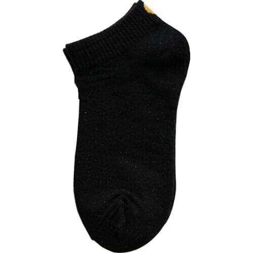 New summer womens cotton socks, boat socks with love pattern design on the heel, fresh and fashionable womens socks