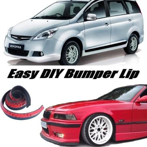 NOVOVISU Bumper Lip Deflector Lips For Proton Exora Star / Turbo / Bold / Prime Front Spoiler Skirt For Body Kit / Strip