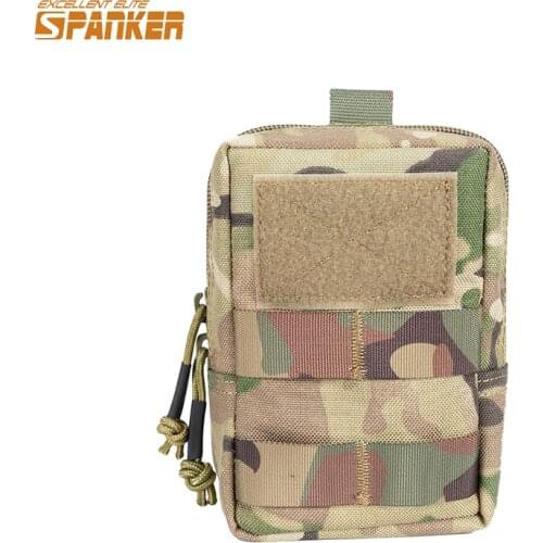 EXCELLENT ELITE SPAHKER Tactical Molle Pocket Storage Pouch Multi-function Waist Pouch Gadget Bag