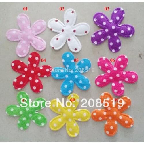 PA0017 Mixed Felt appliques 27MM snowflake Fabric Non-Woven Patch for craft 400pcs mixed randomly DIY accessory