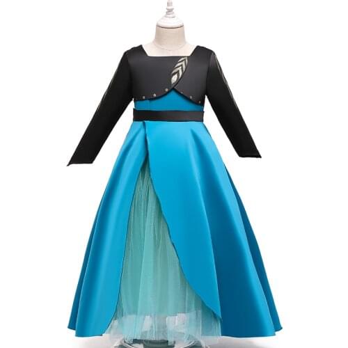 Girl Princess Dress Children Cosplay Costume Kids Fancy Birthday Party Dresses For 3-12 Year Girl Fairytale Clothing