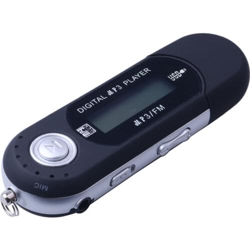 Portable USB MP3 Music Player LCD Digital Screen Support Flash 32GB TF Card FM Radio With Microphone Mini Mp3 Player