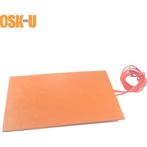 100x300mm Silicone Heater Pad 220V 1.5-1.8mm thickness Heater Element Anti-freezing Electric Heating Pad for Instrumentation
