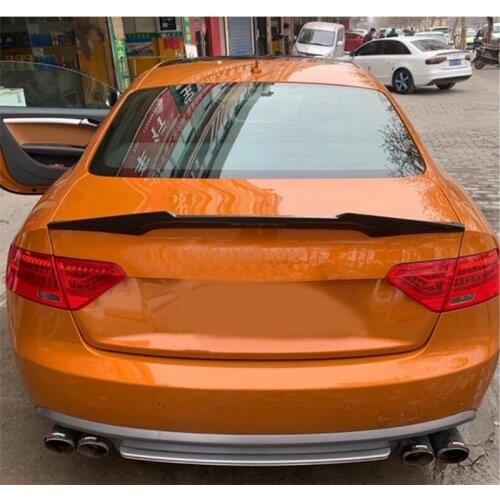 Carbon Fiber Spoiler For AUDI A5 S5 RS5 B8 2008 2009 2010 2011 Sportback Coupe Wing Lip Spoilers High Quality M4 Car Accessories