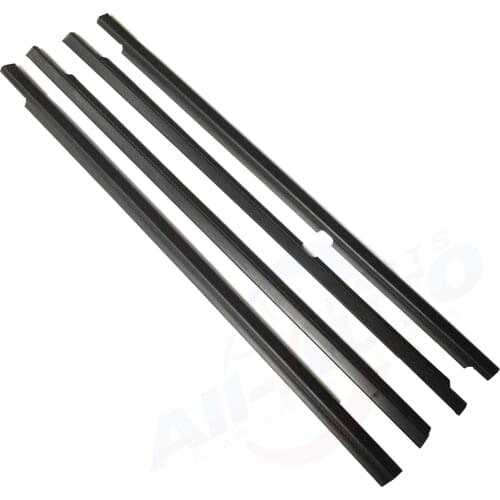 4pcs Front Rear Left Right Car Outside Window Weaterstrip Seals Mouldings Fit For Montero Pajero V43 V45 V32W V36W V32V 90-03