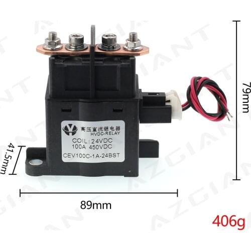 High Quality Automotive Relay DC High Voltage Contactor 450VDC 17012 Electric Vehicle Power Control Vacuum Seal COIL 12V 24V
