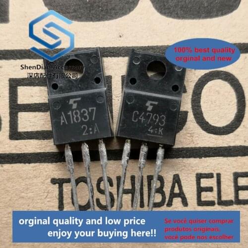11-31pairs only orginal new 2SA1837 2SC4793 A1837 C4793