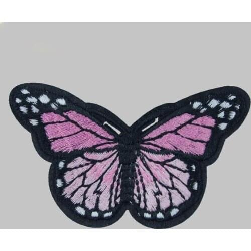 4.2*7.8cm 3D handmade butterfly embroidered Iron On Patch cartoon badge DIY accessory for children/garment/bag/toy