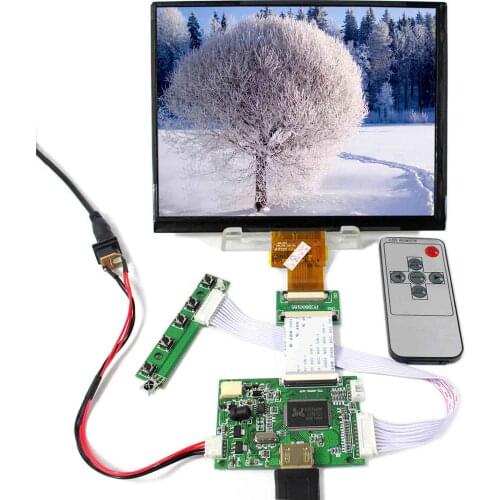 8inch 1024X768 IPS LCD Screen HJ080IA HD MI LCD Controller Board