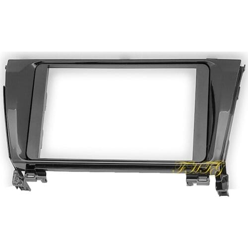 Car Radio Fascia, fascia panel is suitable for2013-2014 Toyota Corolla/ Altis/ Levin (RHD, Separate, UV Black), Double Din