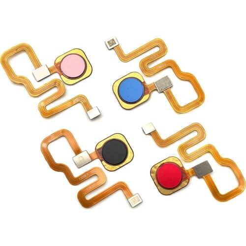 For Xiaomi Redmi Note 6 Pro Home Button FingerPrint Touch ID Sensor Flex Cable Ribbon Replacement Parts