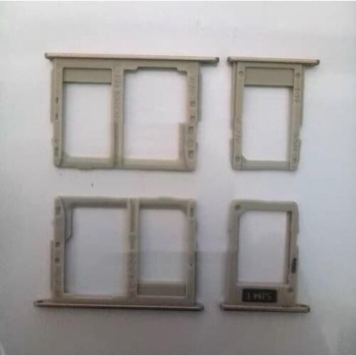 GZM-parts 1 Piece Single /Dual SIM Tray For Samsung Galaxy J3 J5 J7 2017 J330 J530 J730 SIM Card Tray Slot Holder Adapter