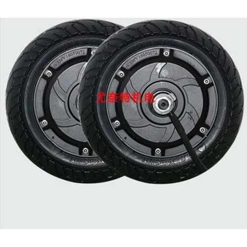 8 inch wheel brushless motor 24 v36v350w solid tire car motor electric skateboards car instead of walking