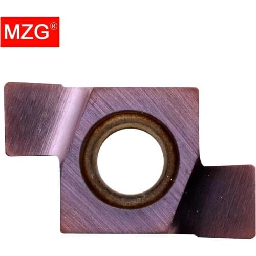 MZG 10PCS 8GR 2.0 2.5 3.0 mm Groove Width Machining Stainless Steel Turning Grooving Toolholder Indexable Carbide Inserts