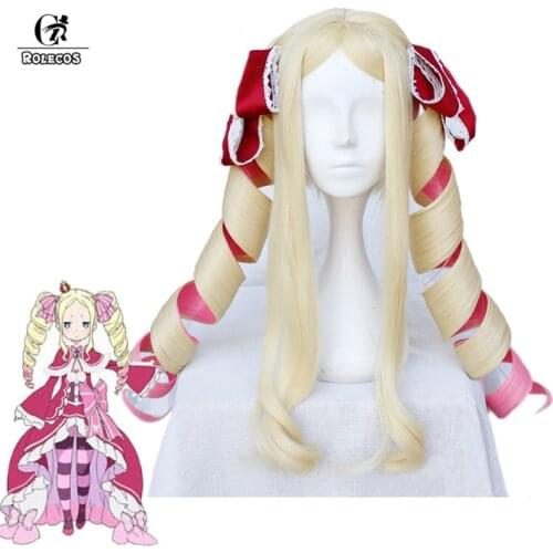 ROLECOS Anime Beatrice Cosplay Wig Beatrice Cosplay Wig Re Life in a different world from zero Heat Resistant Synthetic Hair
