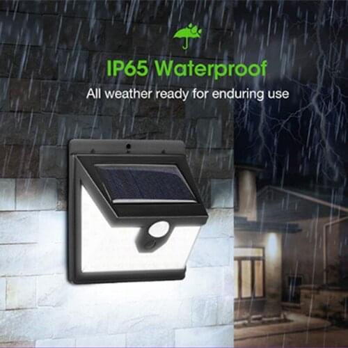 Led Solar Sensor Lamp LED Bulb Wall Light 40 LESs Sunlight Waterproof Outdoor PIR Motion Solar Garden Decoration Street Light