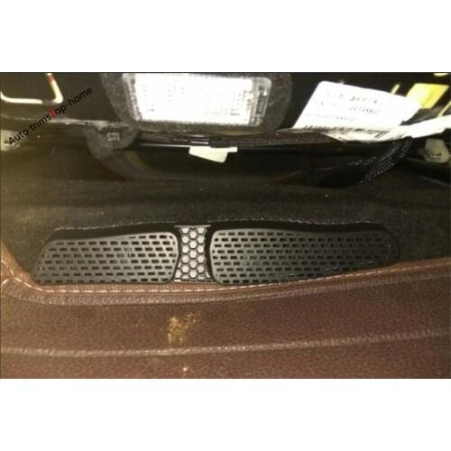 Yimaautotrims Seat Under Heat Floor Air Conditioner Duct Vent Outlet Cover Fit For Skoda Octavia MK3 A7 2015 2016 2017 Plastic