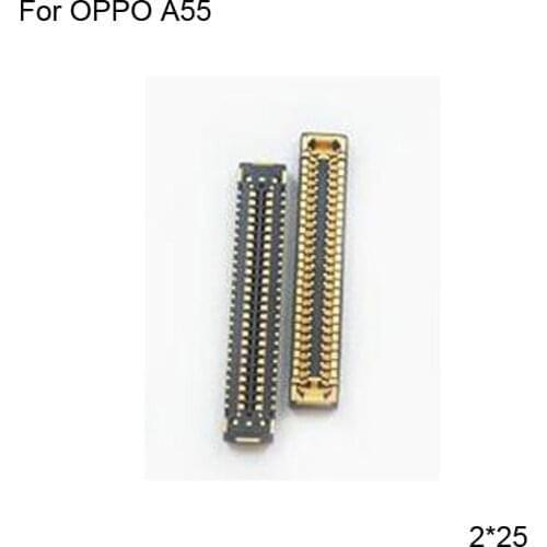 5pcs Dock Connector Micro USB Charging Port FPC connector For OPPO A55 Logic on motherboard mainboard For OPPO A 55