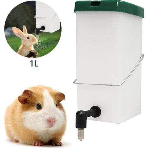 0.5L/1L Large Capacity Small Pet Automatic Drinking Fountain Rolling Ball Type Water Dispenser Drinker Feeder For Hamster Rabbit