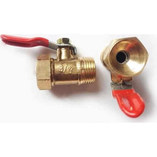 Quick Joint connector Ball Valve 3/8" Thread Brass Femal Male Thread