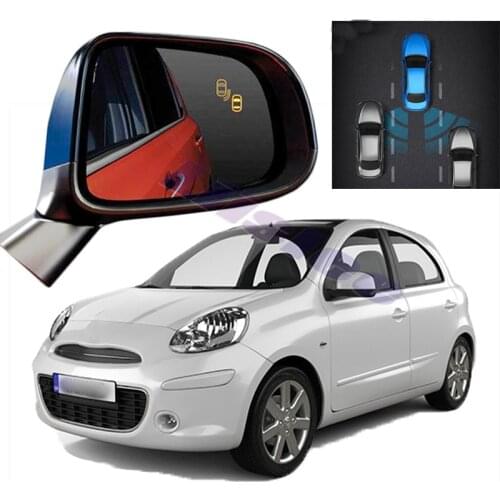 Car BSM BSD BSA Radar Warning Safety Driving Alert Mirror Detection Sensor For Nissan March Micra Pulse K13 2010 2012 2014 2017
