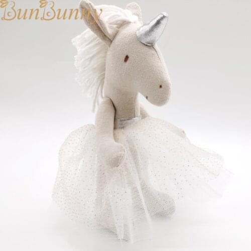 Joint Princess Unicorn Baby Soft Toys Premium Christmas GIft Handmade Posable Ballerina Unicorn Stuffed Animal Cloth Toys