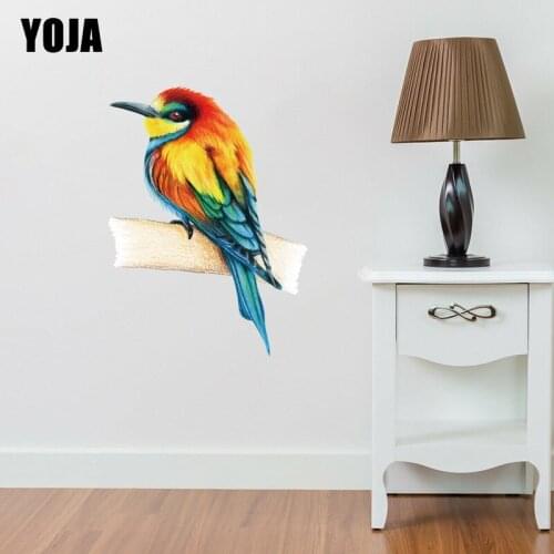 YOJA 42.3×57CM Beautiful Painted Bee-eater Cartoon Home Wall Stickers Mural Living Room Decoration 8WS0149