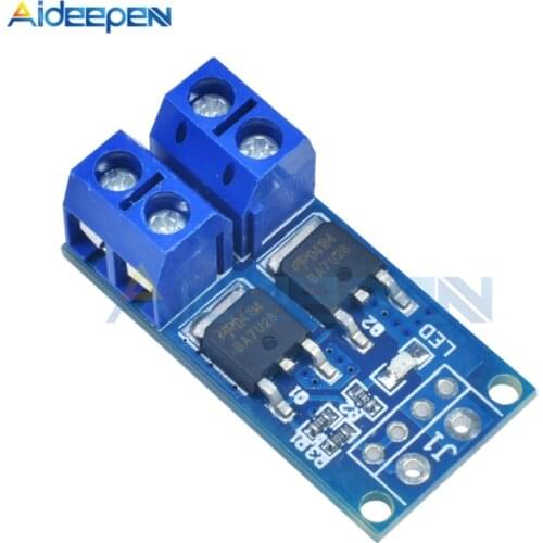 DC 5V-36V 15A 400W MOS FET Trigger Switch Drive Module PWM Regulator Control Panel Motor Control Board 12V 24V High Power Module