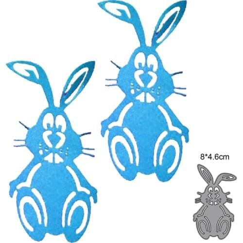 Easter Bunny cutting new 2021 arrival card paper embossing scrapbooking craft diy photo album Rabbit cutting dies