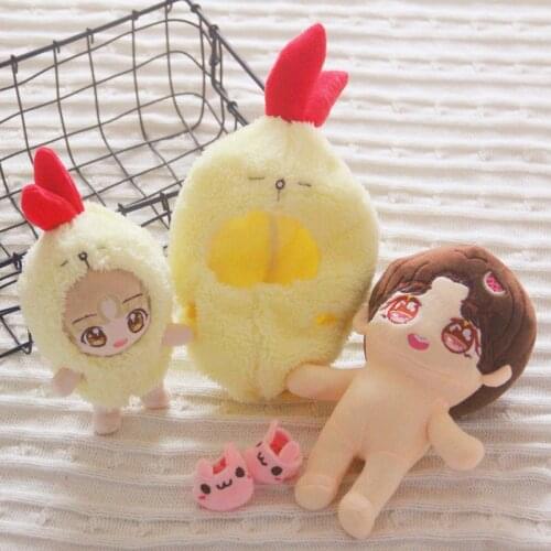 Dolphin Avocado Dinosaur Hamster Rabbit Fried Shrimp Baby Carrot Baby15/20cm Doll Plush Jumpsuit cm Doll EXO Toys Accessories