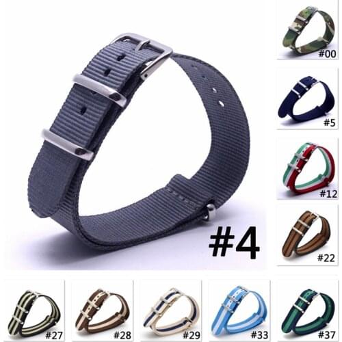 Nato Nylon Loop Strap for Common Watch Band 16mm 18mm 20mm 22mm Woven Fiber Watch Replacement Strap for DW Watch