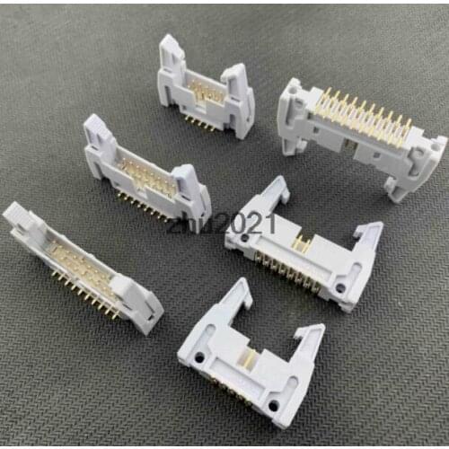 Board to cable male connector 10P-64P connector 2.54mm 0.1'' pitch surface mount connector,2pcs