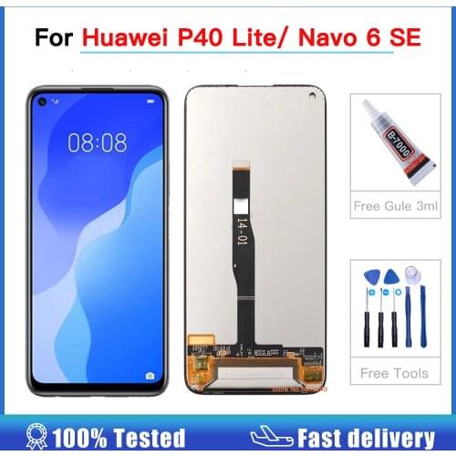 6.4'' lcd Display Replacement for Huawei P40 Lite LCD Touch Screen Digitizer Assembly for Nova 6 SE P40lite JNY-AL10 LCD Screen