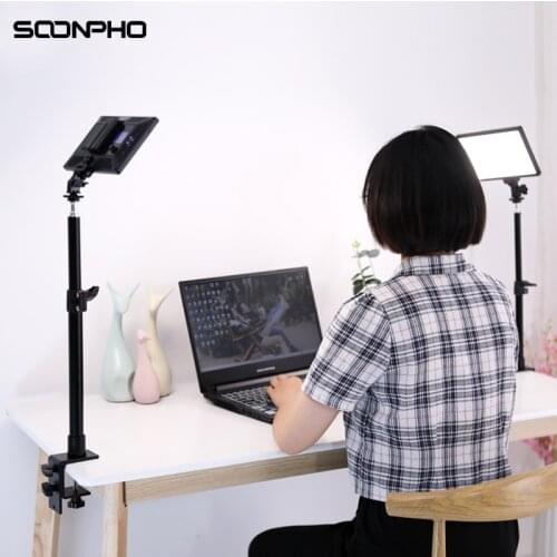 LED Video Lighting Panel EU Plug 15w 3200K-5600K Photography Lighting For Live Stream Photo Studio Lamp