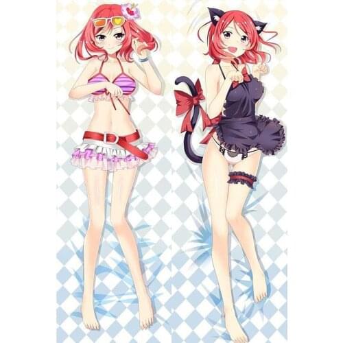 Japanese Cosplay Anime Love live Nishikino Maki Bikini Throw Otaku Dakimakura Gifts Bedding Hugging Body Pillow Case 150x50 CM