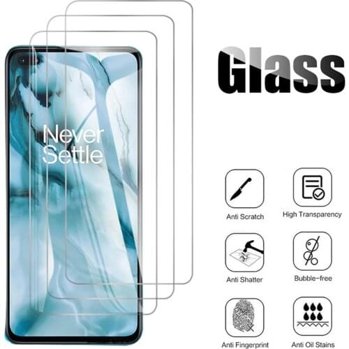 3PCS Phone Glass For Oneplus 9 Pro 9R 9H Screen Protector For Oneplus 8T 8 7 Pro Nord Protective Glass For Oneplus 7T 6 6T 5T 3T