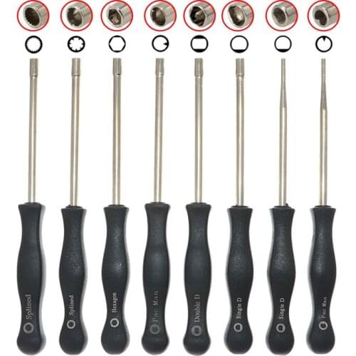 10 pcs Screwdriver Carburetor Adjustment Tool Single D Double D Hexagon Hex Socket Kit Set